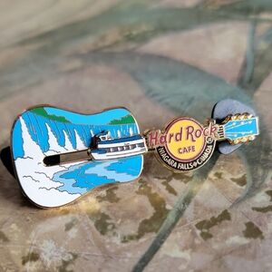 Hard Rock Cafe Niagara Falls Maid Of The Mist Guitar Pin